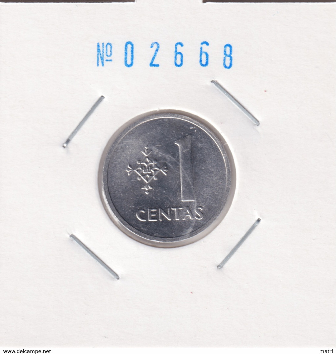 Lithuania 1 Centas 1991 Km#85 UNC - Litauen