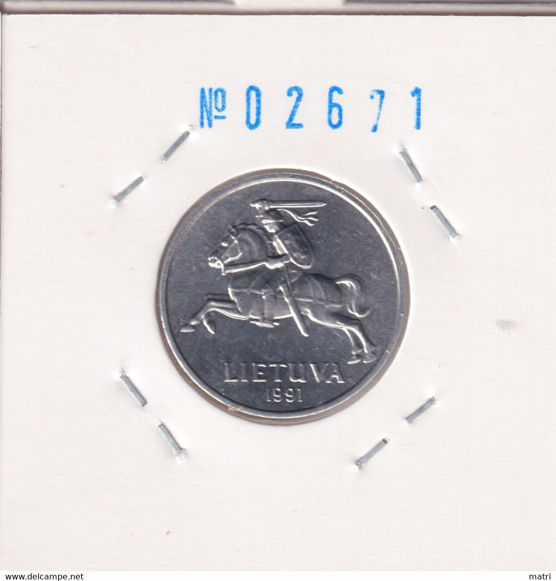 Lithuania 2 Centai 1991 Km#86 UNC - Lituanie