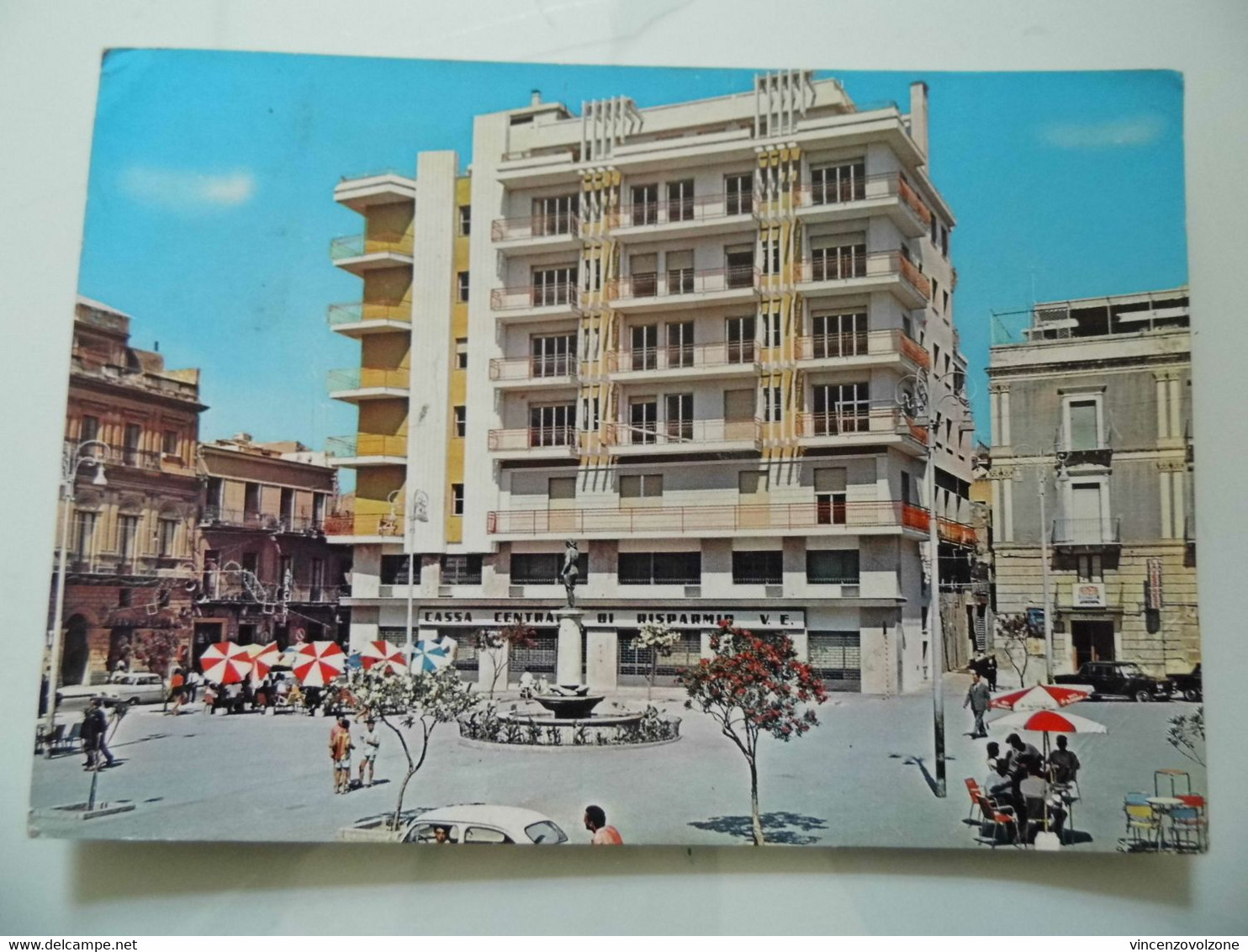 Cartolina Viaggiata "GELA Piazza Umberto I " 1966 - Gela