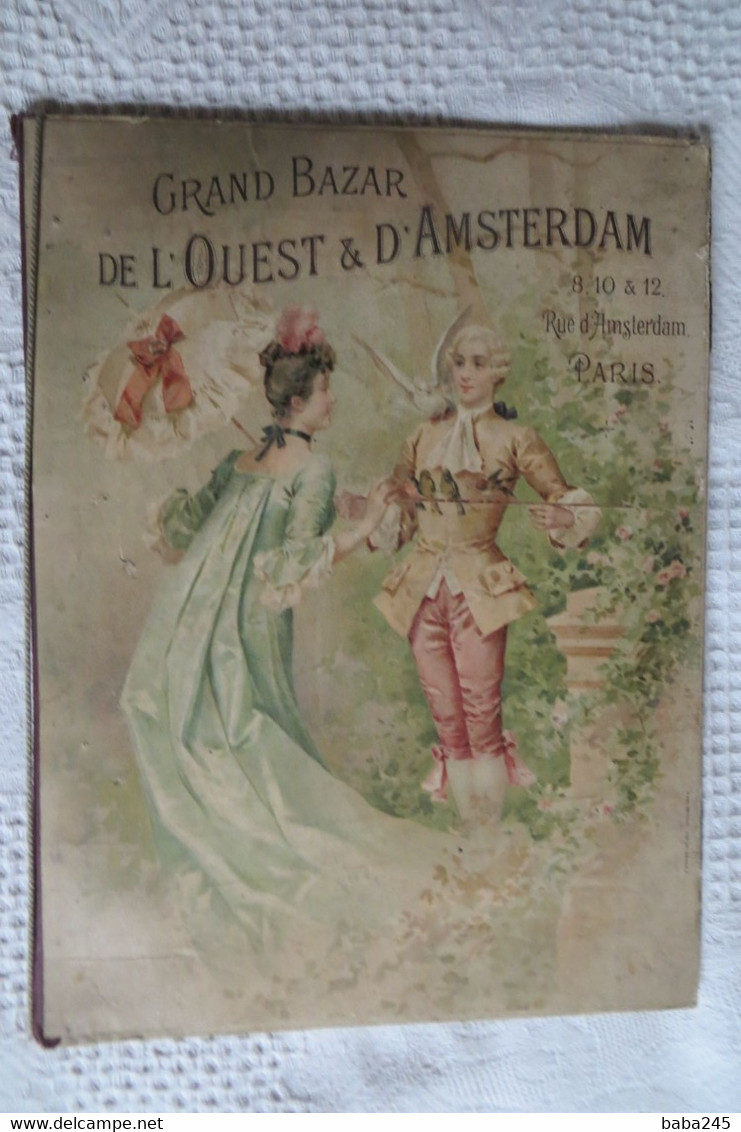 GRAND BAZAR DE L'OUEST ET D4AMSTERDAM ANNEE 1900 - Big : ...-1900