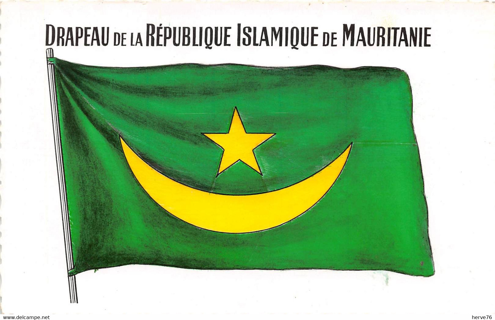 MAURITANIE - Drapeau De La République Islamique De Mauritanie- CPSM - Mauritanie