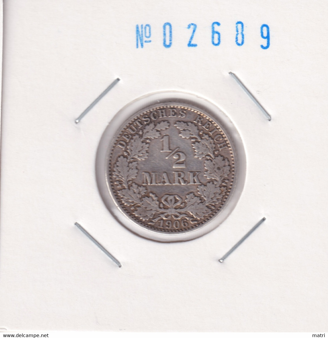 Germany 1/2 Mark 1906 Km#17 - 5 Reichsmark