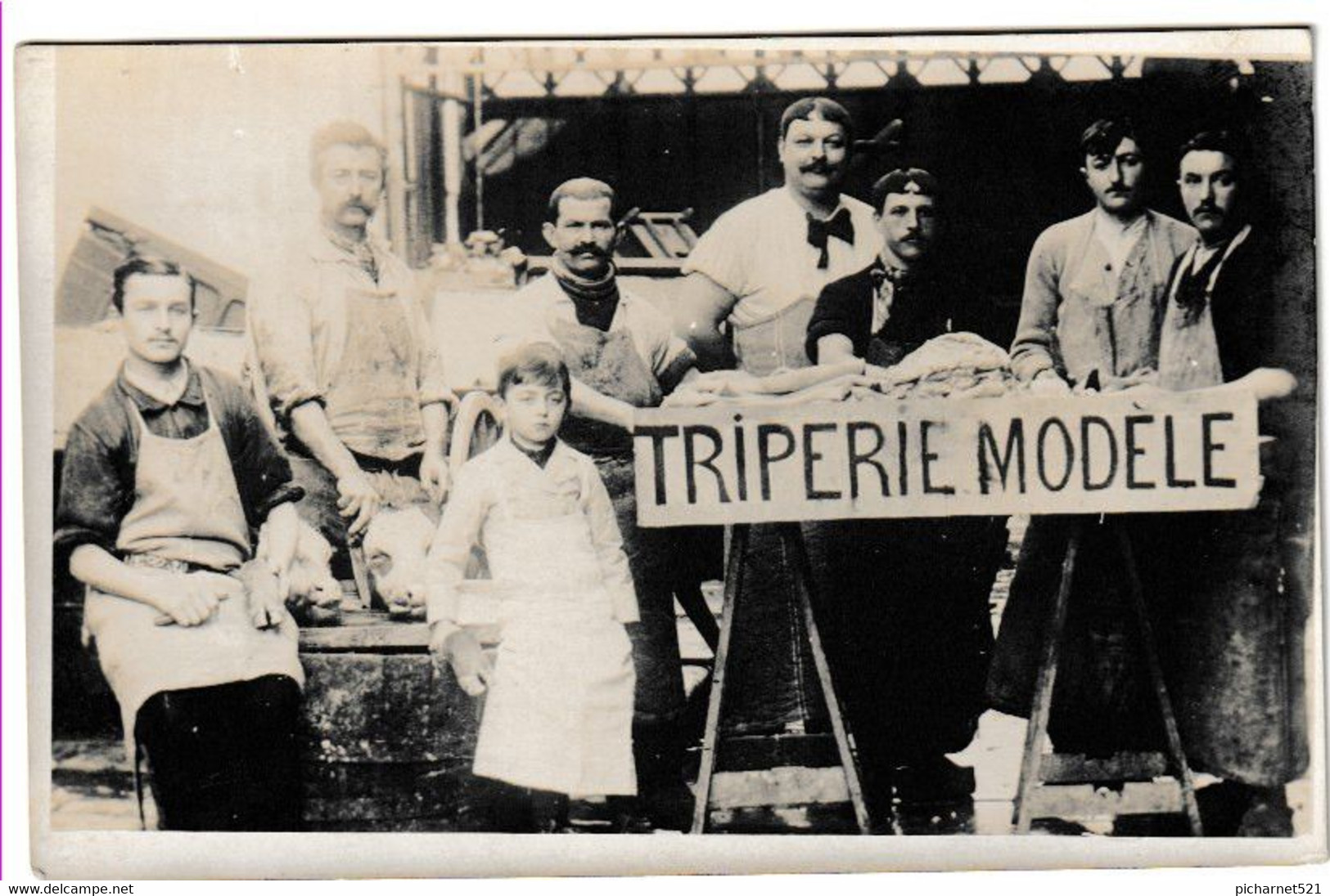 BESANCON. Très Beau Lot De 7 Cartes-photos De Eugène Lapostolle, Tripier Rue Des Abattoirs Et De La Madeleine. 7 Scan. - Besancon