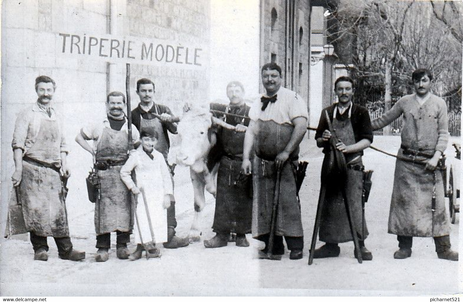 BESANCON. Très Beau Lot De 7 Cartes-photos De Eugène Lapostolle, Tripier Rue Des Abattoirs Et De La Madeleine. 7 Scan. - Besancon