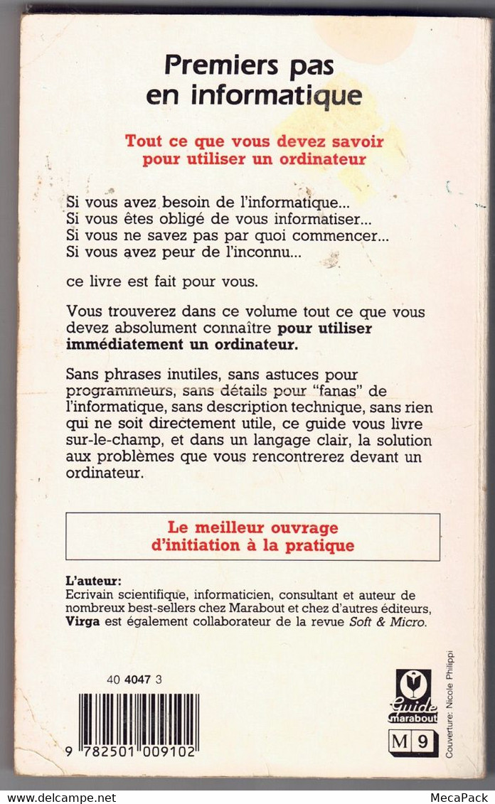 Premiers Pas En Informatique - Virga - Marabout GM 47 (1987) - Informatica