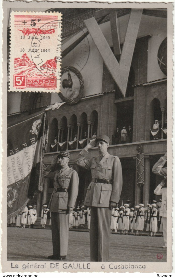 MIL - Le Général  De Gaulle à Casablanca - Oorlog 1939-45