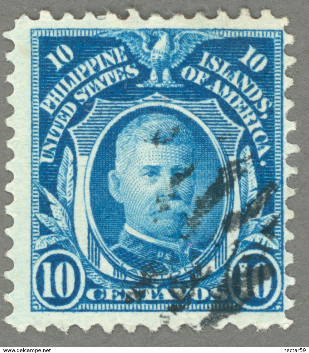 USA PHILIPPINES 1917 MNH Yt: PH 208A NO WATERMARK, General Henry Ware Lawton, Civil War, Apache War, Used-Hinged - Philippines