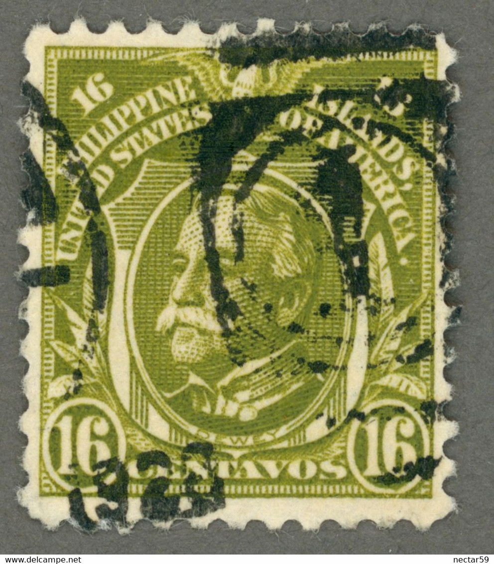 USA PHILIPPINES 1923 MNH Yt: PH 212A NO WATERMARK, Admiral George Dewey, Asiatic Squadron, Manille, Used-Hinged - Philippinen