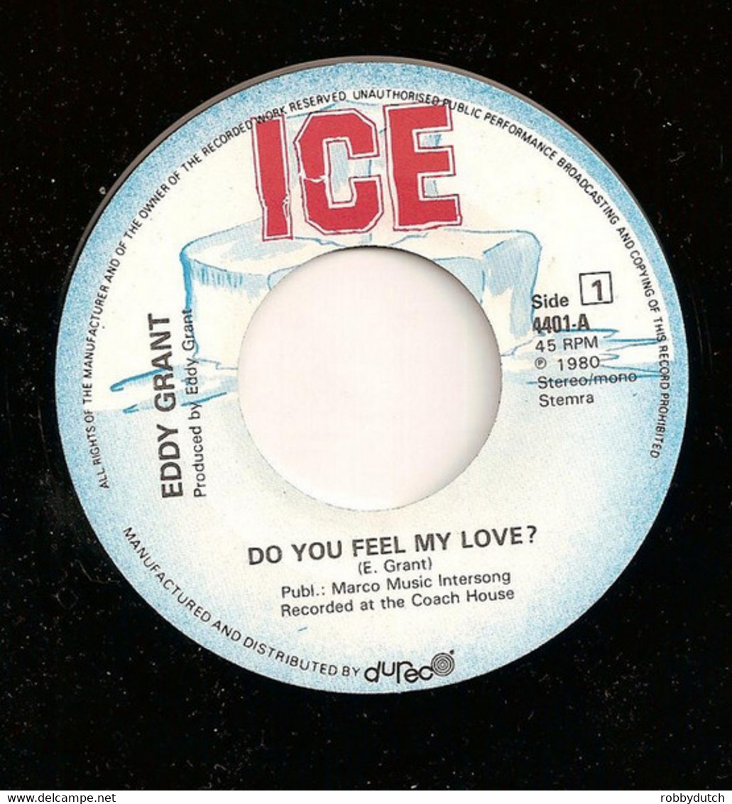 * 7"  "   EDDY GRANT - DO YOU FEEL MY LOVE (Holland 1980 EX!) - Soul - R&B
