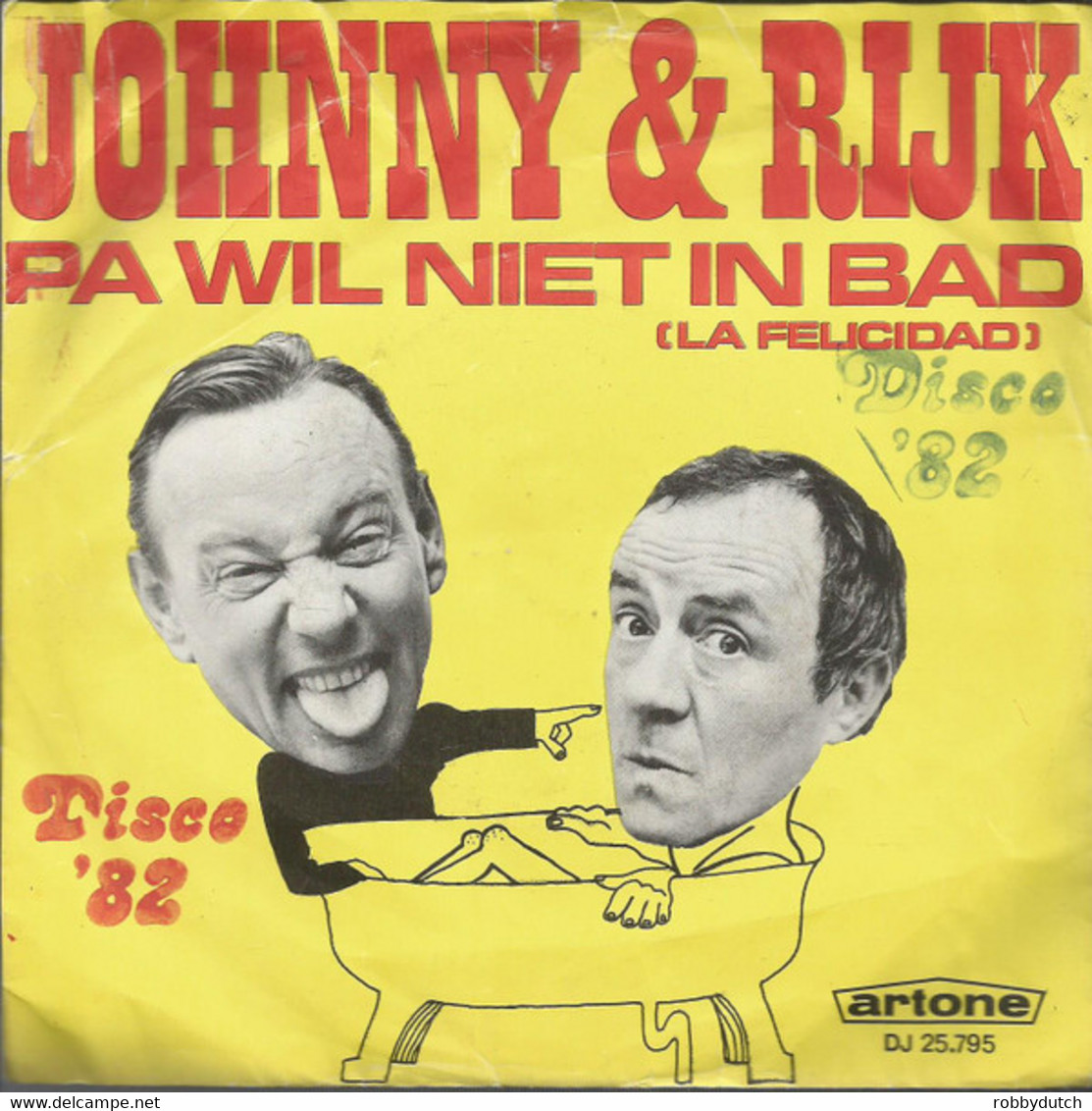 * 7"  *  JOHNNY & RIJK - PA WIL NIET IN BAD (Holland 1968) - Andere - Nederlandstalig