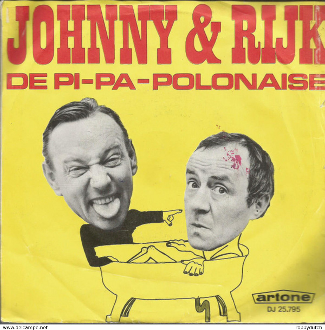 * 7"  *  JOHNNY & RIJK - PA WIL NIET IN BAD (Holland 1968) - Andere - Nederlandstalig
