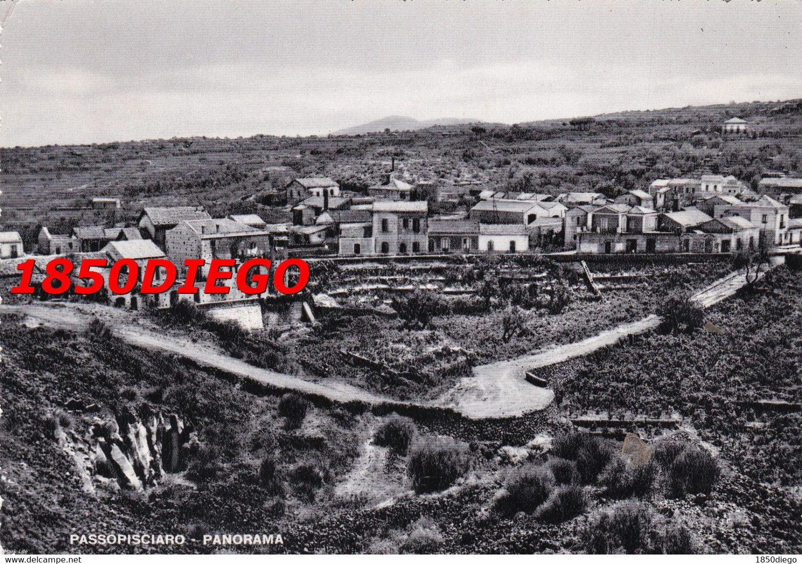 PASSOPISCIARO - PANORAMA F/GRANDE VIAGGIATA  1954 - Acireale