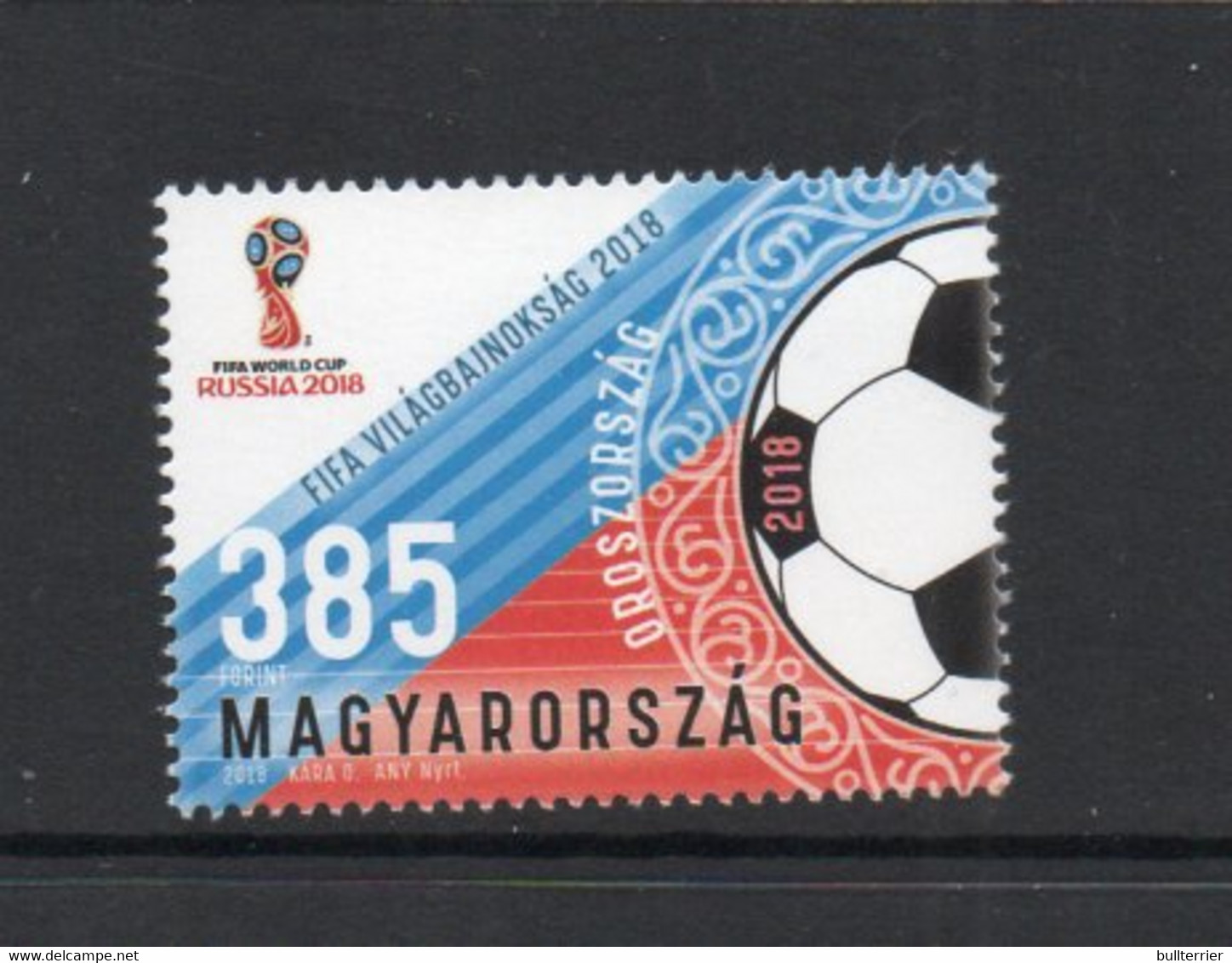 SOCCER -  HUNGARY   - 2018  - RUSSIA WORLD CUP  MINT NEVER  HINGED - 2018 – Russie