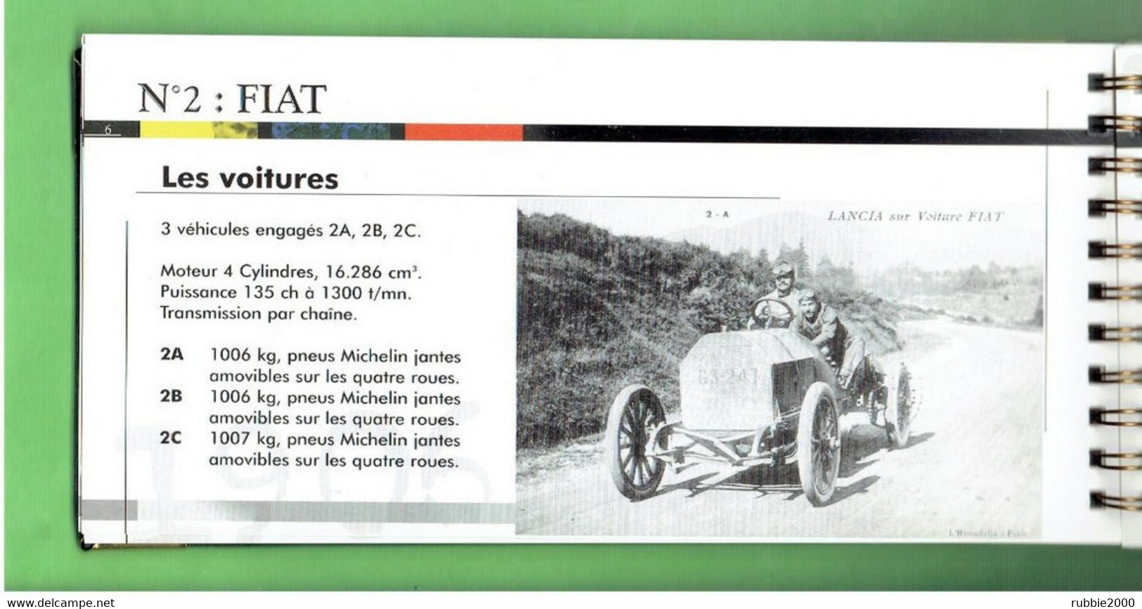 CIRCUIT DE LA SARTHE CARNET DE ROUTE DU GRAND PRIX DE L AUTOMOBILE CLUB DE FRANCE 26 ET 27 JUIN 1906 - Auto