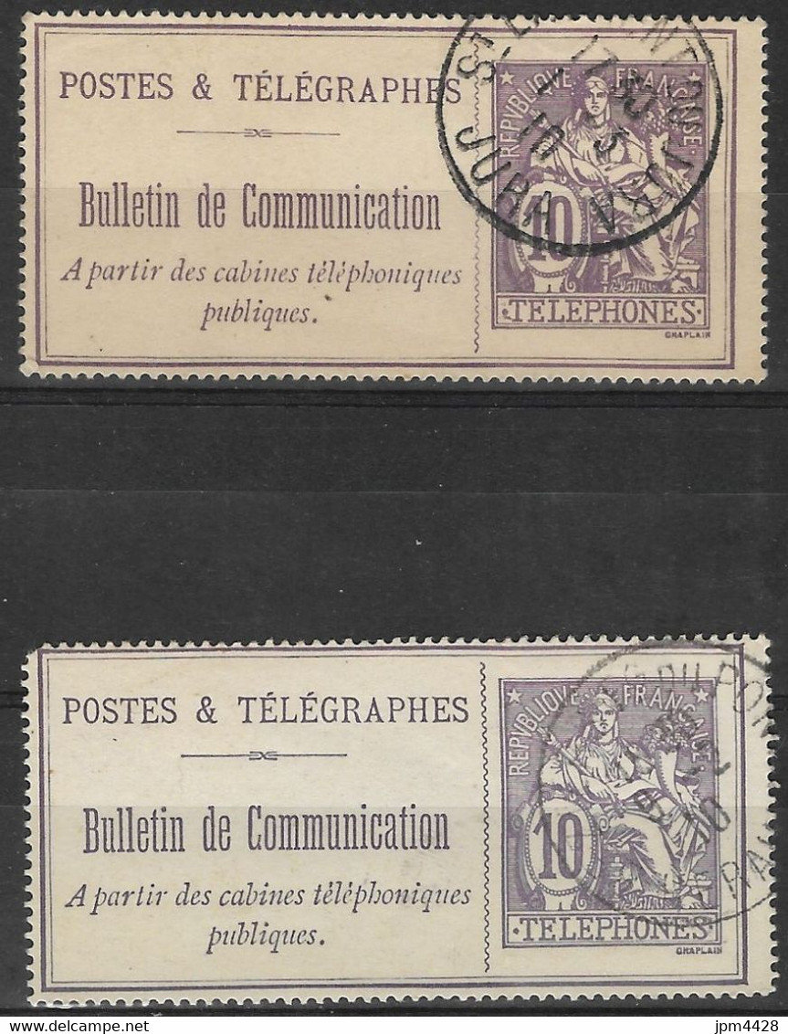 France Postes Et Téiégraphes Bulletin De Communication 22 Oblitéré - état Voir Scans - Telegraaf-en Telefoonzegels