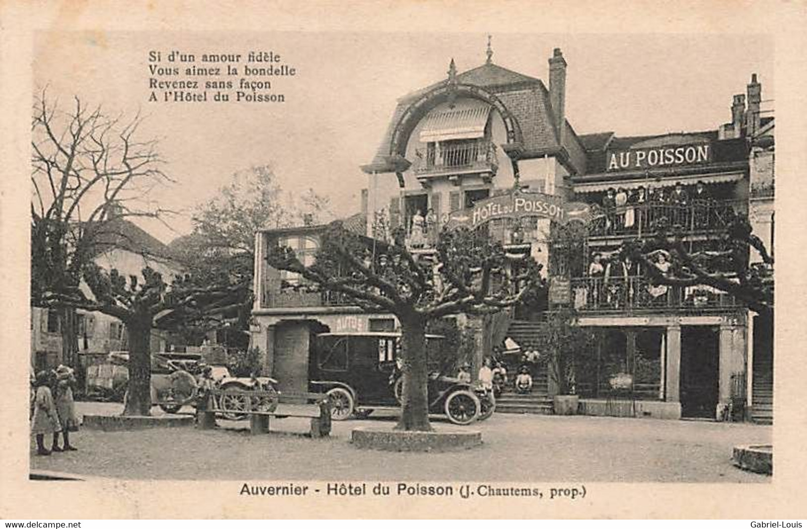 Auvernier Hôtel Du Poisson - Oldtimer Voirure - Auvernier