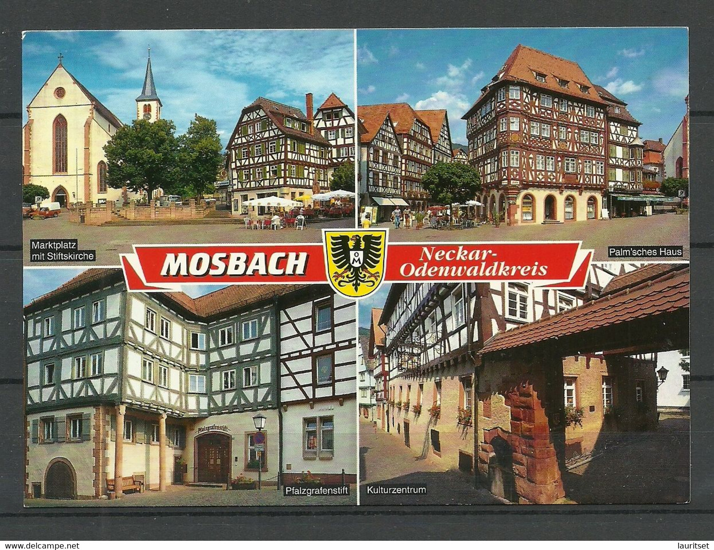 Deutschland 1990er Ansichtskarte MOSBACH Baden, Sauber Unbenutzt - Mosbach