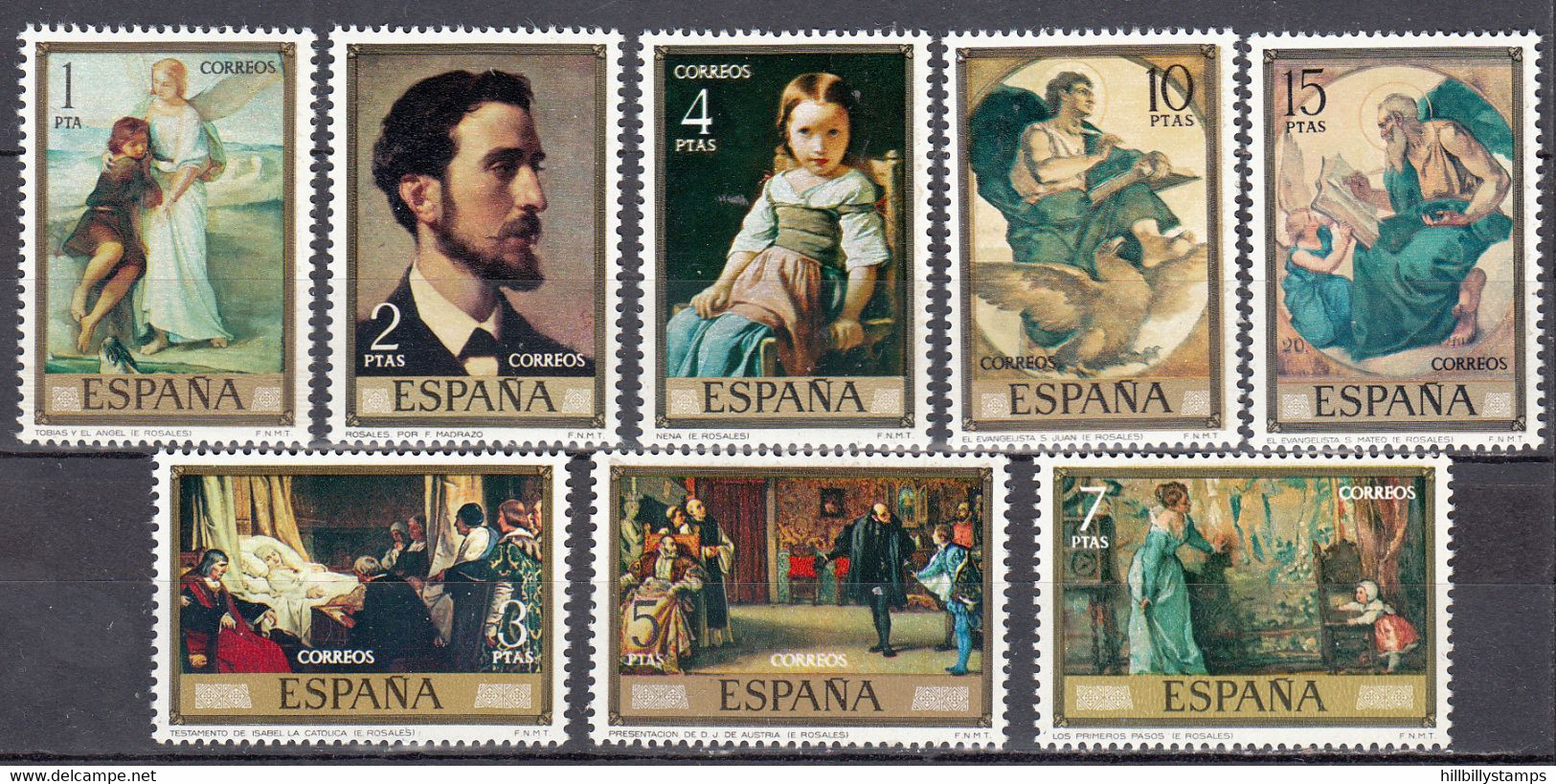 SPAIN   SCOTT NO 1830-37  MNH   YEAR  1974 - Ungebraucht