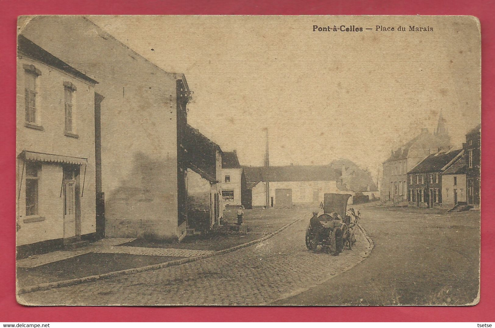 Pont-à-Celles - Place Du Marais ...attelage ( Voir Verso ) - Pont-à-Celles