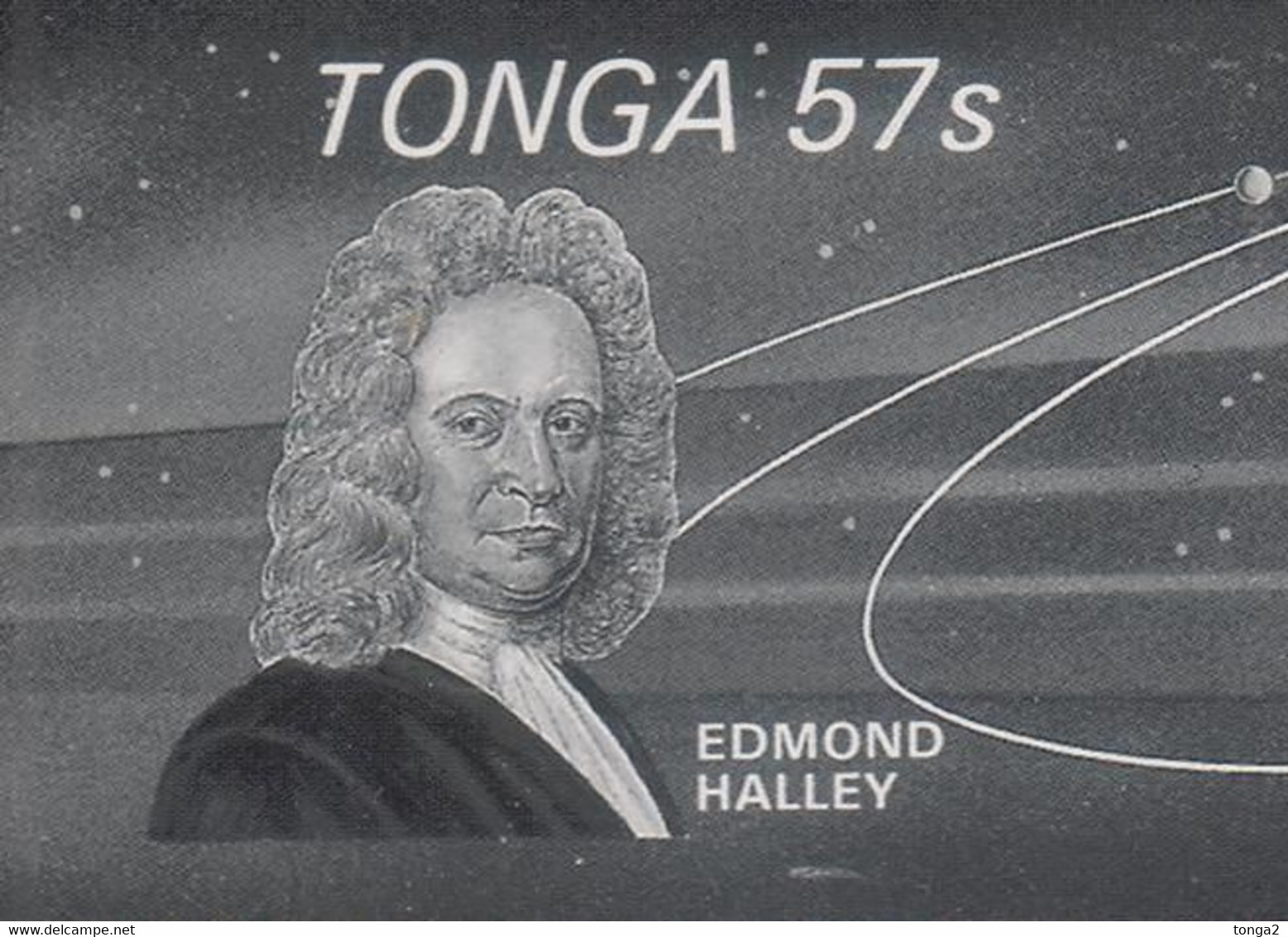 Tonga 1986 Proof In Black & White - 57s Halley - Read Description - Oceania