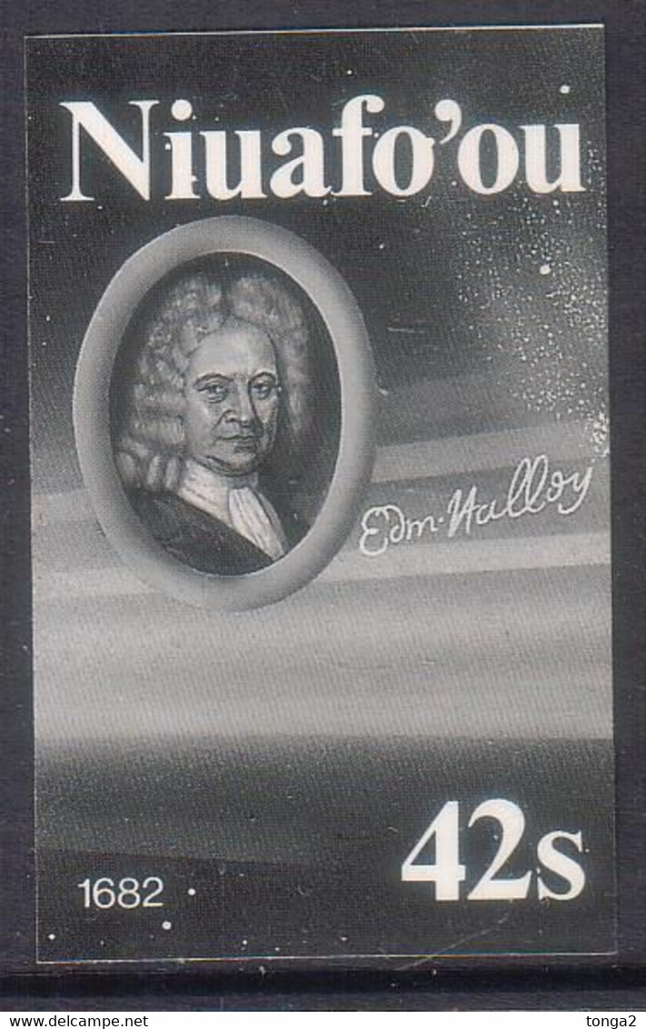 Tonga Niuafo'ou 1986 Proof In Black & White - 42s Halley's Comet In 1682 AD  - Read Description - Oceania