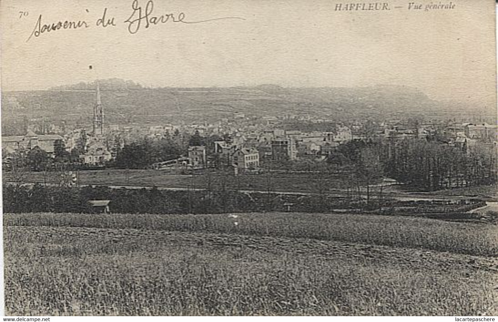 X124364 NORMANDIE SEINE MARITIME HARFLEUR VUE GENERALE - Harfleur