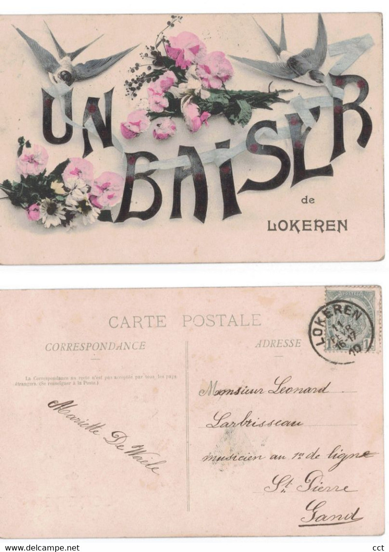 Lokeren  Un Baiser De Lokeren  (1910) - Lokeren