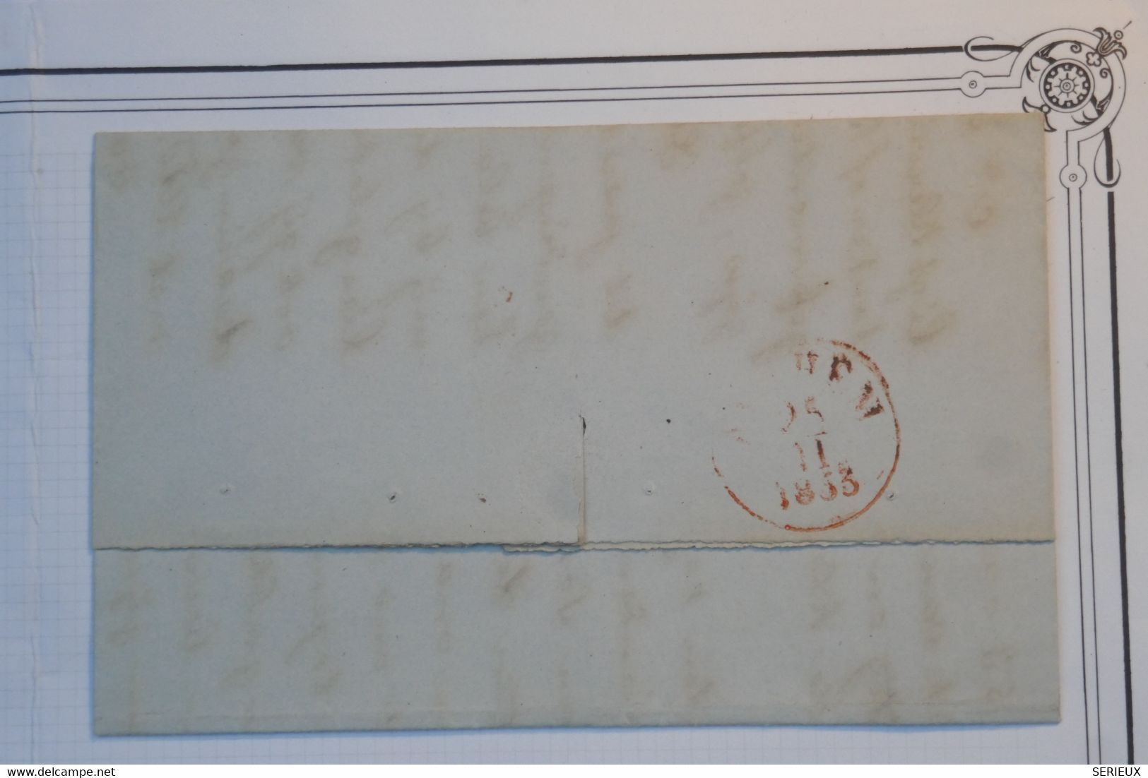 BE11 NEDERLAND BELLE LETTRE S 1853 ROTTERDAM A ARHEM  ++AFFR. INTERESSANT - Postal History