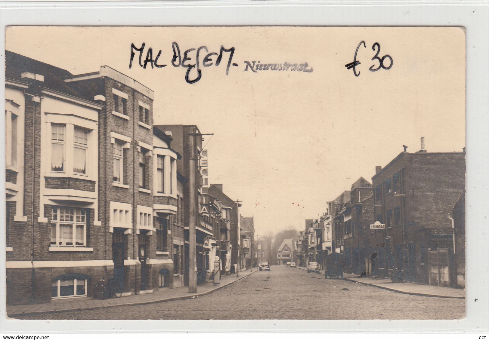 Maldegem  FOTOKAART Van De Nieuwstraat - Maldegem