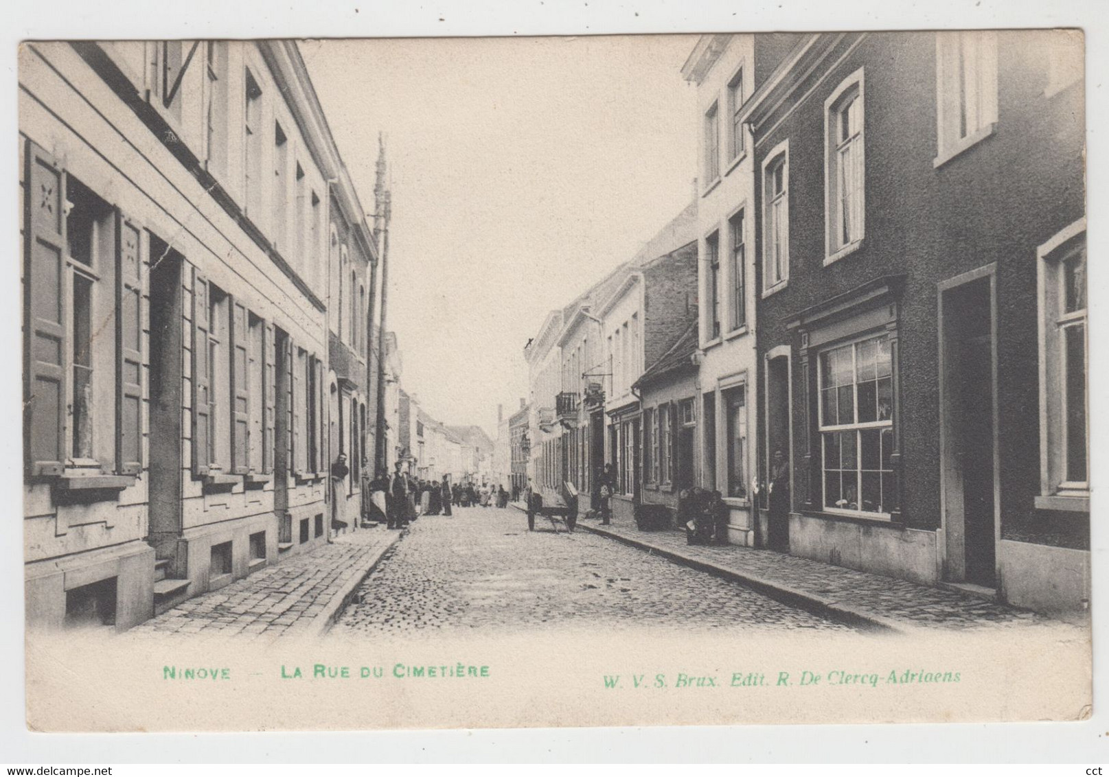 Ninove La Rue Du Cimetière Edit WVS - R De Clercq - Ninove