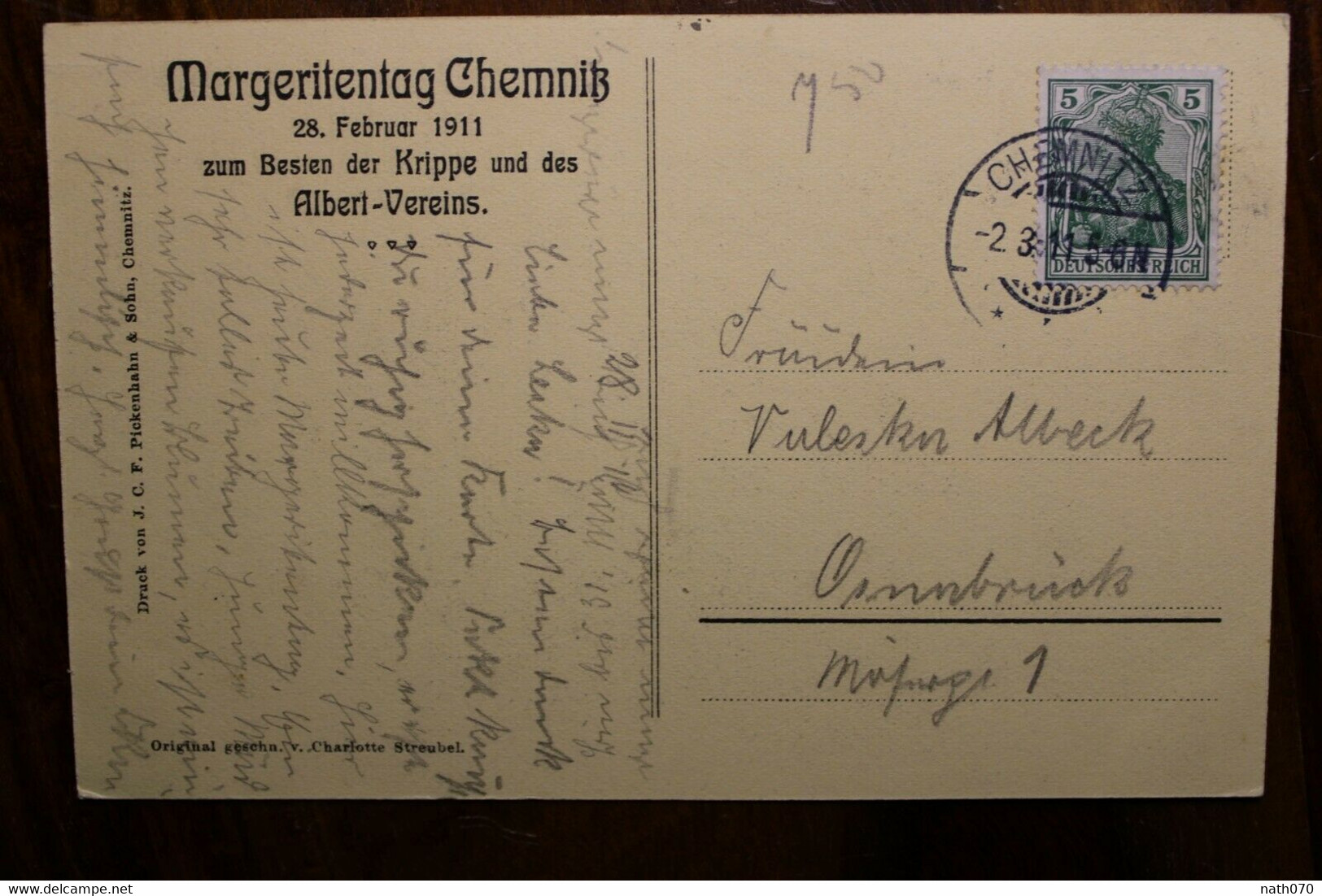 AK 1911 CPA Schatten Scherenschnitt Freuden Chemnitz Mutter Kind Margeritentag - Silueta