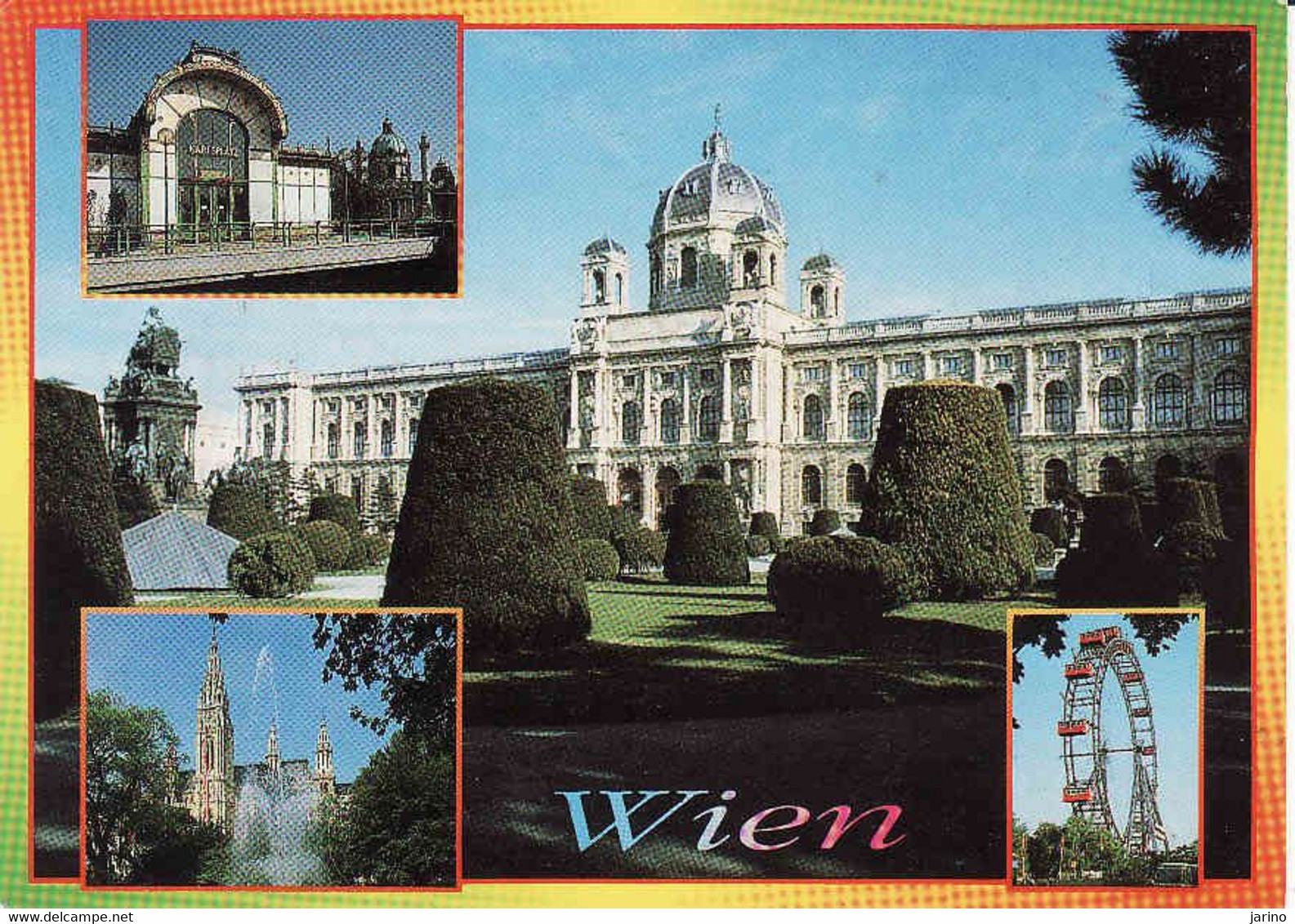 Austria, Vienna, Kunsthistorische Museum, Karlsplatz, Rathaus,.. Used - Museen