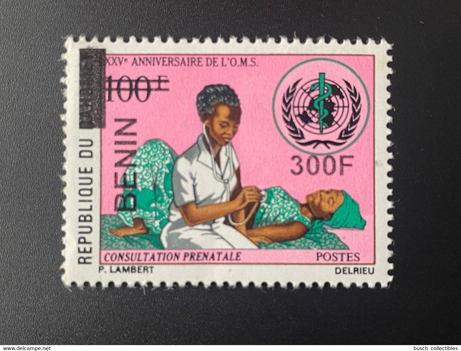 Benin 2008 - 2009 Mi. 1512 Surchargé Overprint XXVe Anniversaire De L'OMS WHO Health Consultation Prénatale - Benin - Dahomey (1960-...)