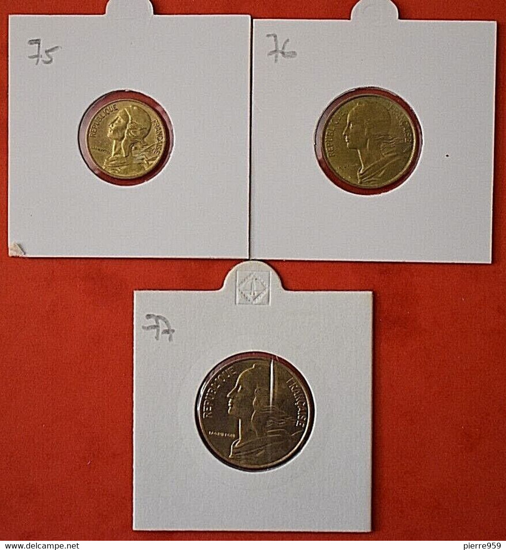 Lot Des 5, 10 & 20 Centimes Marianne - Other & Unclassified