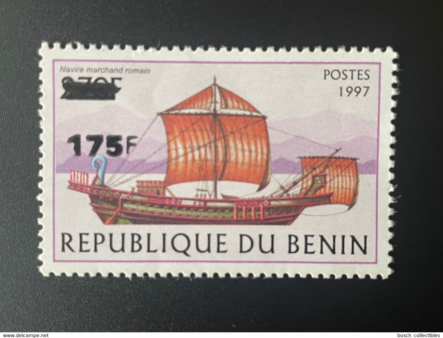 Benin 2005 - 2006 Mi. 1380 Surchargé Overprint Navire Marchand Romain Boat Boot Ship Bateau - Benin – Dahomey (1960-...)