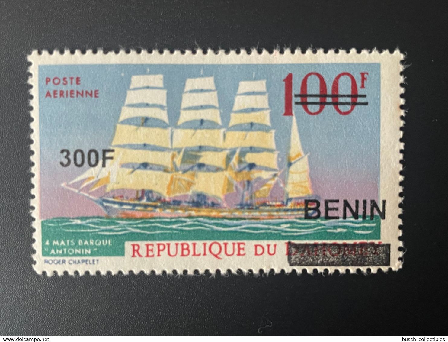 Benin 2008 - 2009 Mi. 1556 Surchargé Overprint 4 Mats Barque Antonin Bateau Boot Boat Ship Schiff Voilier Segelschiff - Bénin – Dahomey (1960-...)