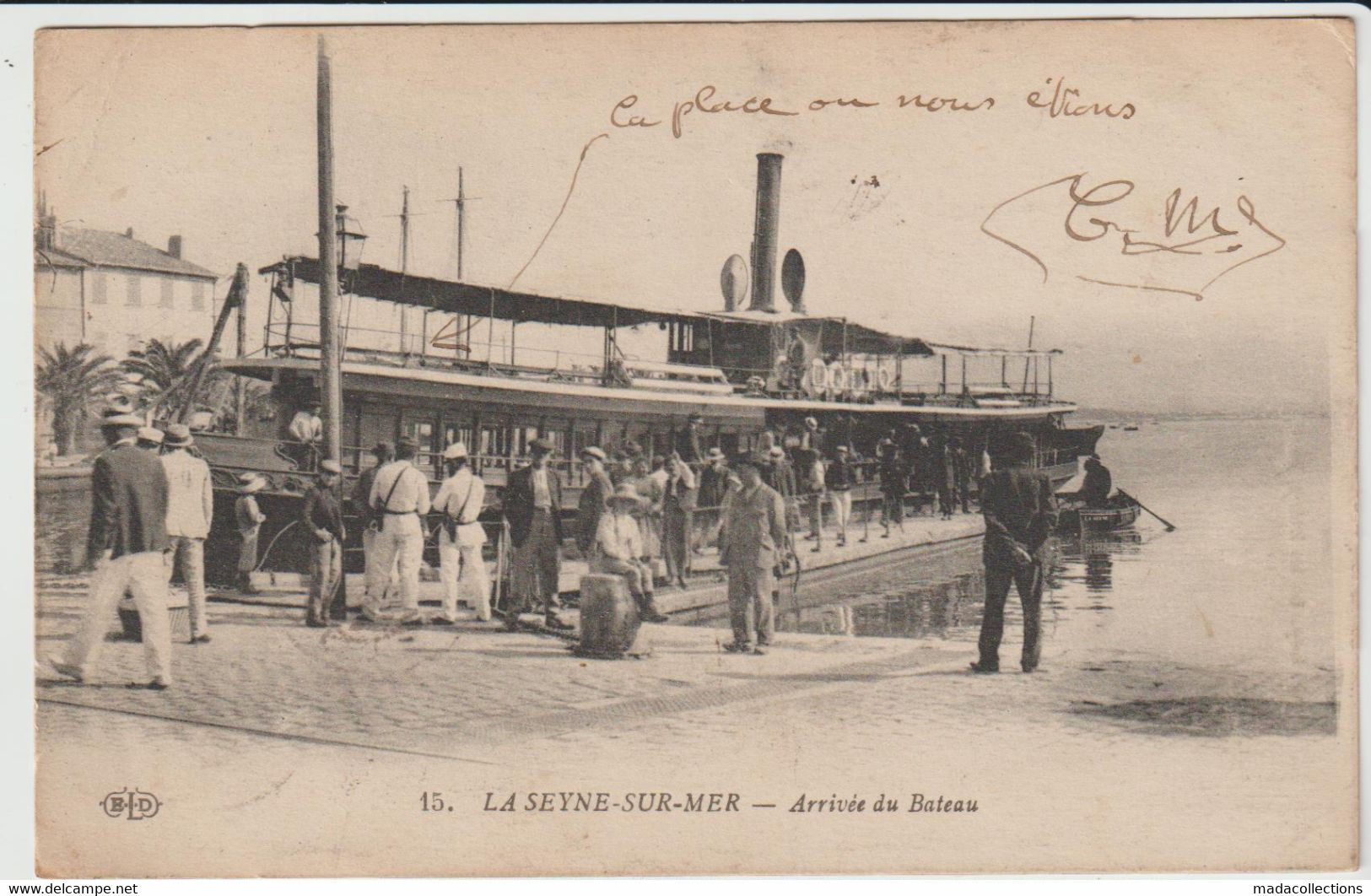 La Seyne-sur-Mer (83 - Var) Arrivée Du Bateau - La Seyne-sur-Mer