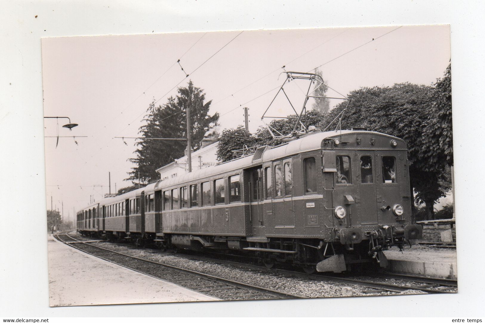 Photo SNCF Automotrice Z 9051 Prototype Fenino Chemins De Fer - Eisenbahnen