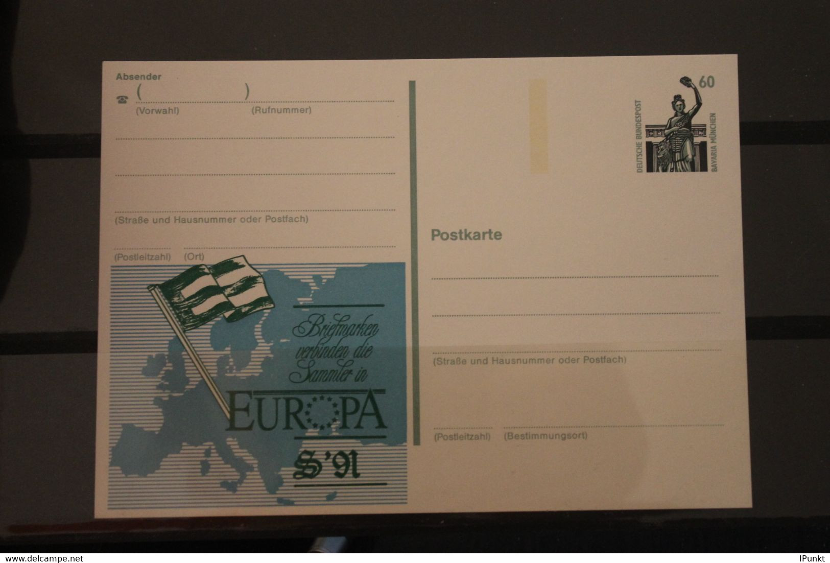 Deutschland 1991; EUROPA '91 - Private Postcards - Mint