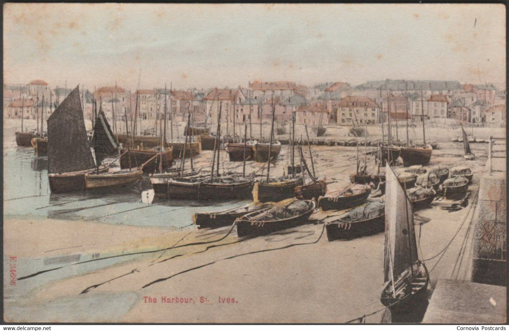 The Harbour, St Ives, Cornwall, C.1905 - Stengel Postcard - St.Ives