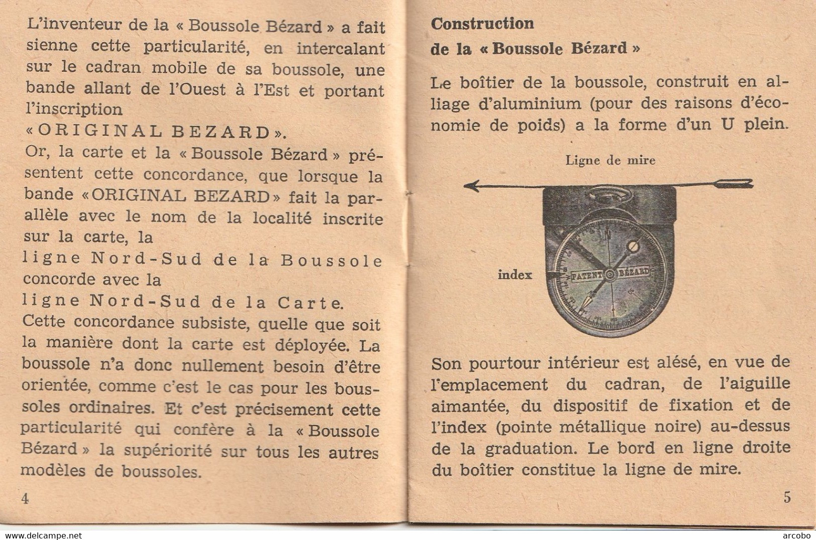 Boussole Directrice Original Bezard Modele 1s Et  II - Autres Appareils