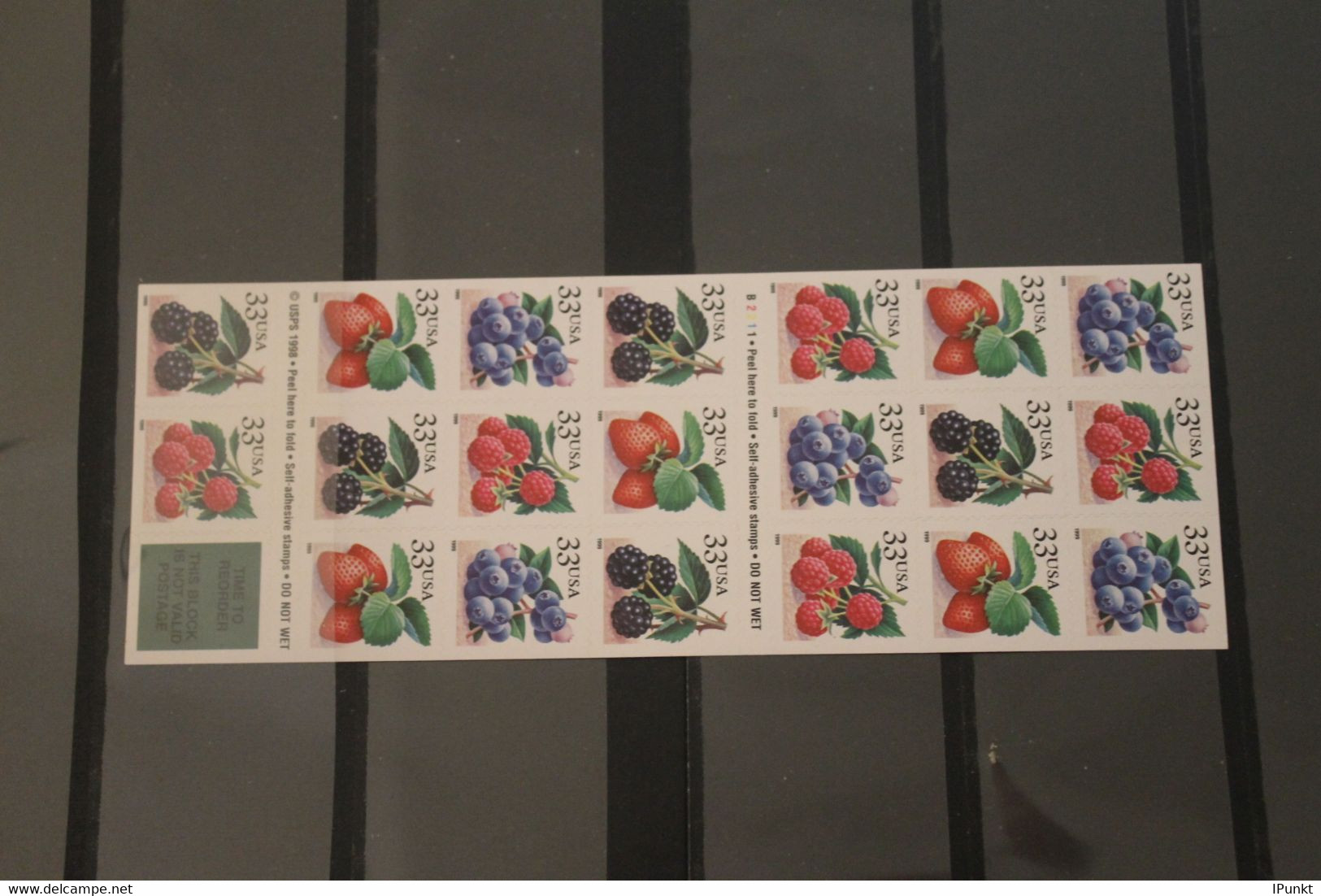 U.S.A. 1999, Folienblatt FB 56, Früchte Und Beeren, MNH - Autres & Non Classés