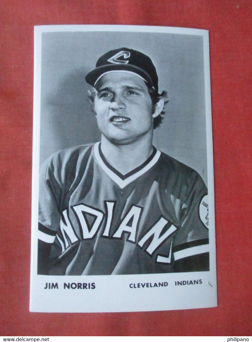 RPPC.   Jim Norris ------- Cleveland Indians.   Sports > Baseball.    Ref 5776 - Baseball