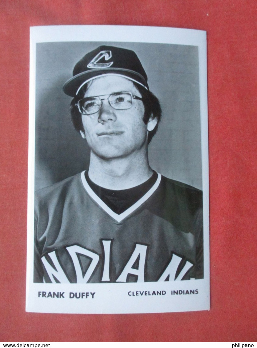 RPPC.   Frank Duffy ----- Cleveland Indians.   Sports > Baseball.    Ref 5776 - Baseball