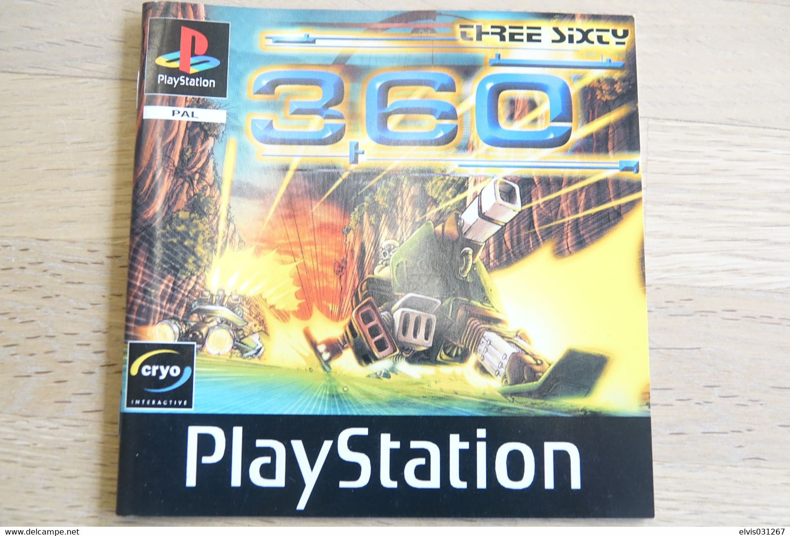 SONY PLAYSTATION ONE PS1 : MANUAL : THREE SIXTY 360 - PAL - Literatuur En Instructies