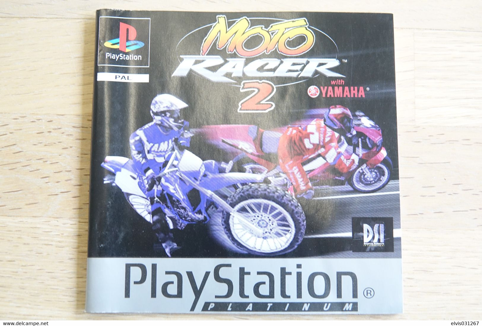 SONY PLAYSTATION ONE PS1 : MANUAL : MOTO RACER 2 PLATINUM - PAL - Literatur Und Anleitungen