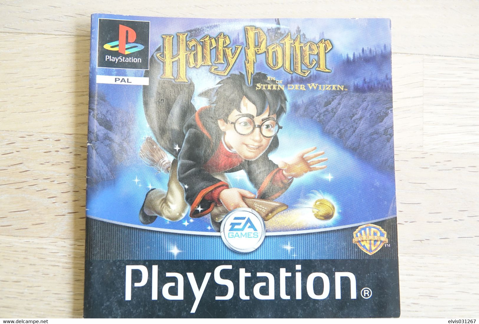 SONY PLAYSTATION ONE PS1 : MANUAL : HARRY POTTER AND THE PHILOSOPHERS STONE - PAL - Literatura E Instrucciones