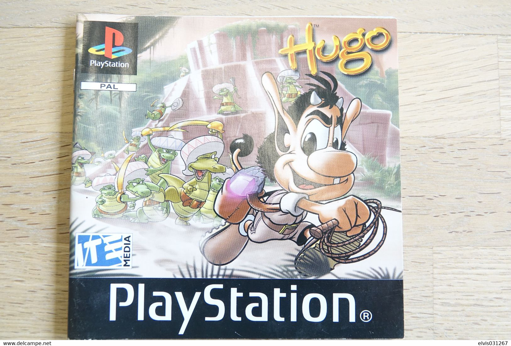 SONY PLAYSTATION ONE PS1 : MANUAL : HUGO - PAL - Literatuur En Instructies