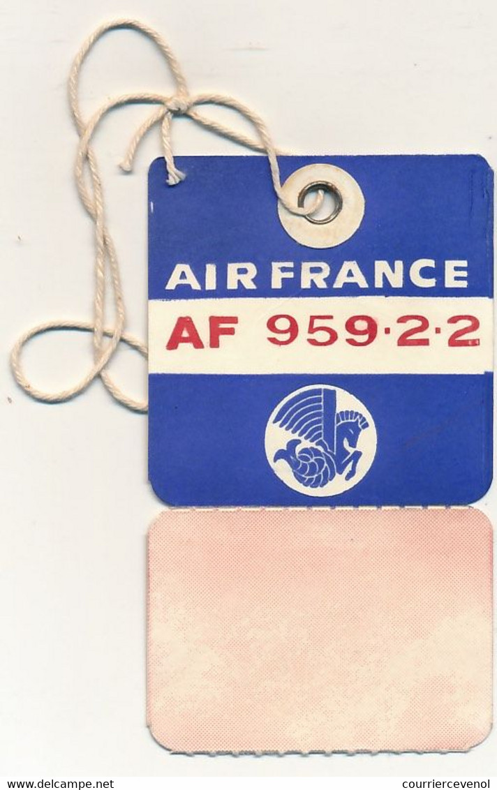 Etiquette Pour Bagage -  AIR FRANCE - Marseille, Vol 1451 - AF  959.2.2 - Étiquettes à Bagages