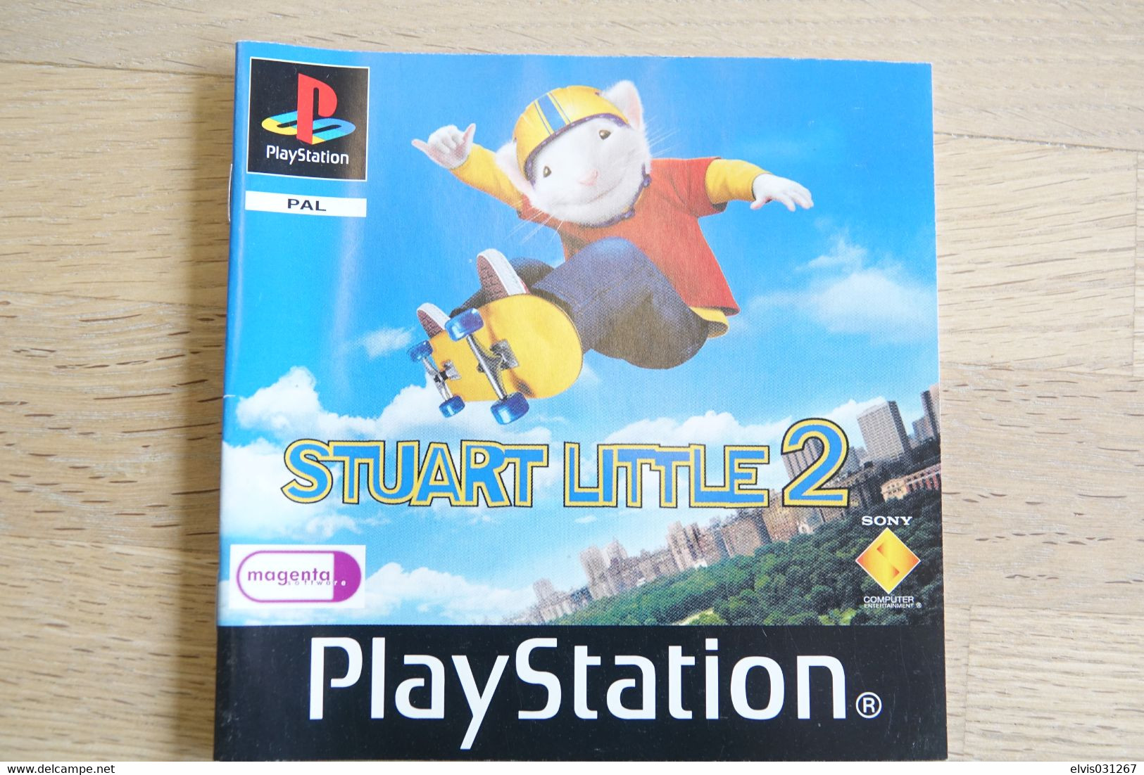 SONY PLAYSTATION ONE PS1 : MANUAL : STUART LITTLE 2 - PAL - Literature & Instructions